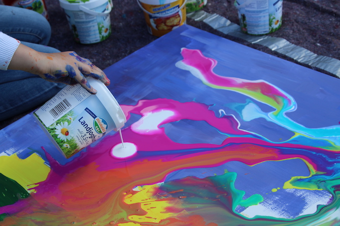 Kunstschule Zinnober Acrylic Pouring