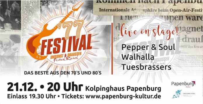 Papenburger 40 Jahre später Festival im Kolpinghaus