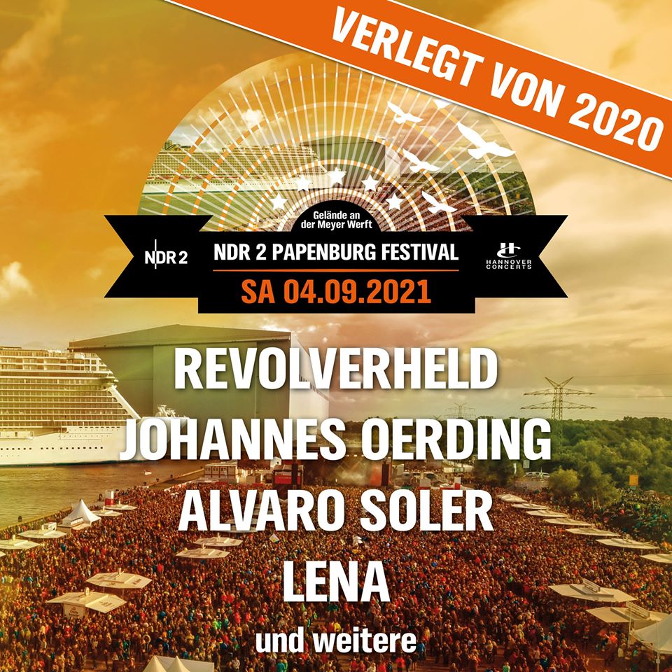 Line Up NDR 2 Papenburg-Festival